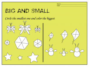 Small and Big Worksheets