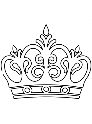 Royal Crown Coloring Pages