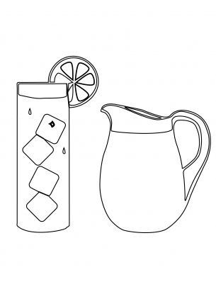 Drink Coloring Sheet