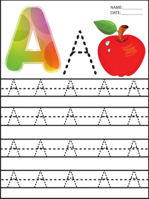 Letter A Preschool Printable Worksheets