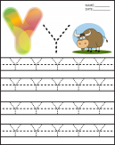 Preschool "E" Practice Worksheet