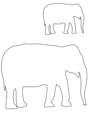 Elephant Activities Template