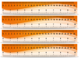 Ruler Measurement Tools: Printable Rulers (9 Inches and 22 Centimeters)