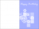 Blue Birthday Cards