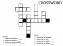 Stationery Crossword Puzzles