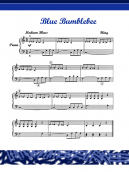 Piano Score Blue Bumblebee