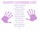 Mother Day - Quote by a Child to mother, Sometimes I Leave Fingerprints