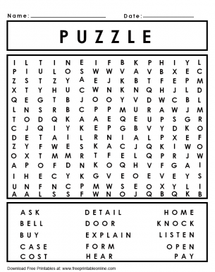 word puzzles for kids printable