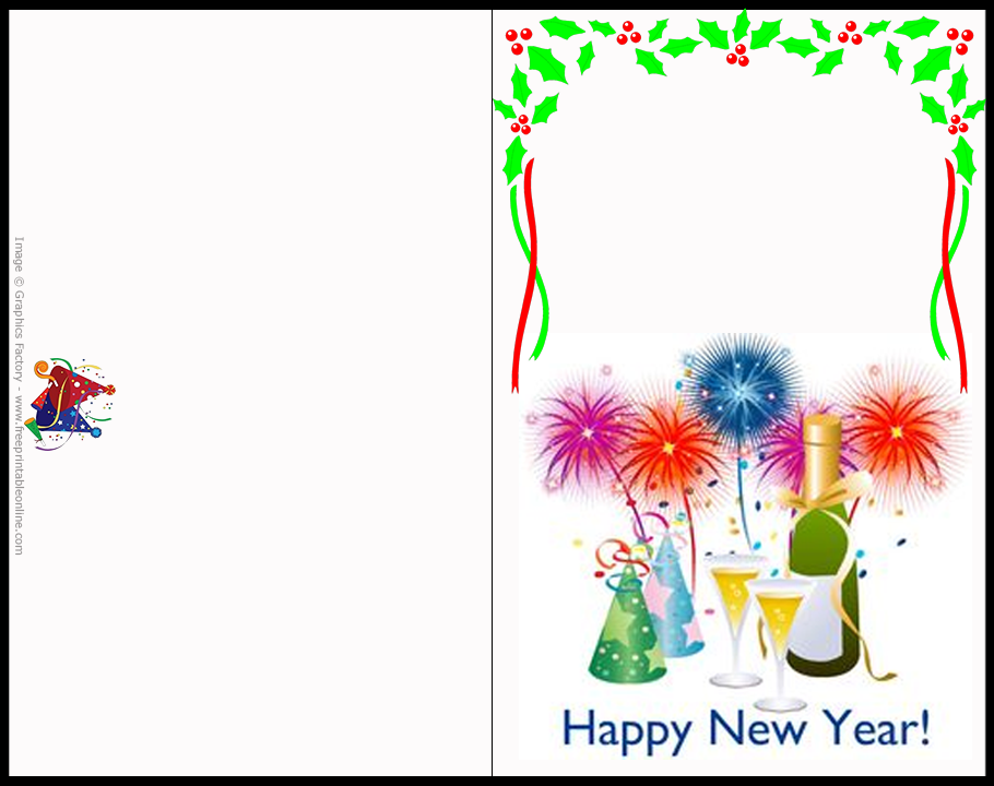 contoh greeting card happy new year