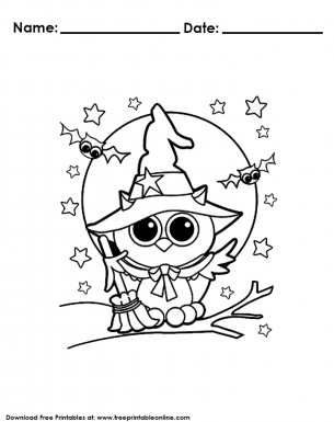 owl worksheets and coloring pages