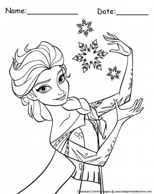 Frozen Coloring Pages (100% Free Printables)