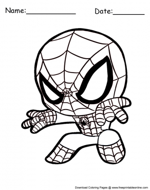 8800 Spiderman Coloring Pages Small Best