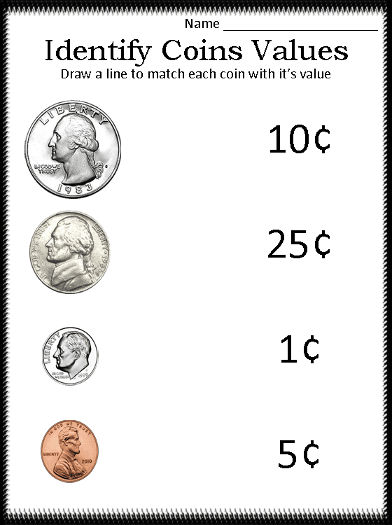 Free Printable Coin Chart Printable