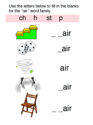 Complete the Word Worksheet 2