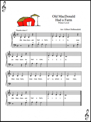 Old Macdonald Had A Farm For Very Easy Piano By Tradi - vrogue.co