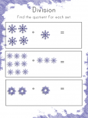 Christmas Division Worksheets