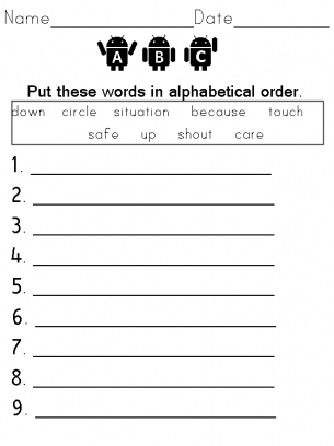 vocabulary quiz worksheet 2