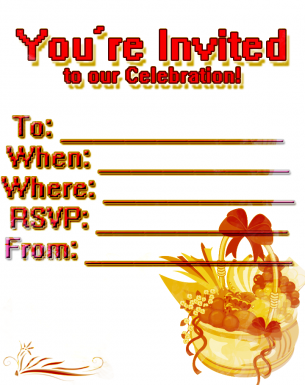 Fall Party Invitations