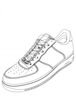 girls shoes coloring pages