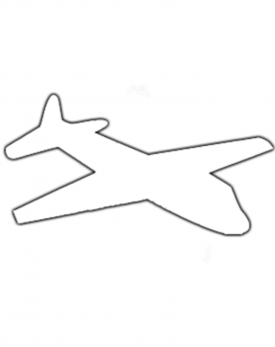 aeroplane drawing template