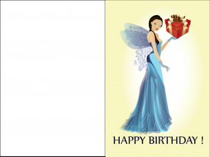 happy birthday princess card