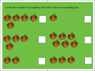 Count the Pumpkin Worksheets