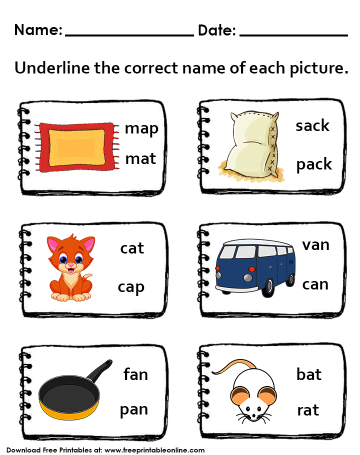 Worksheets and Lessons for Kids - Free Printable Online Blog